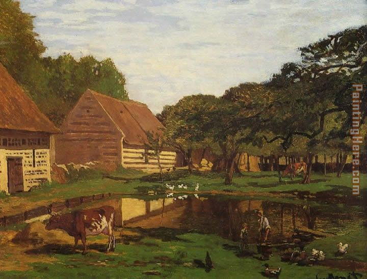 Claude Monet Farmyard in Normandy